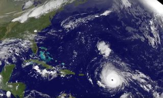 Satellite View of Hurricane Irma