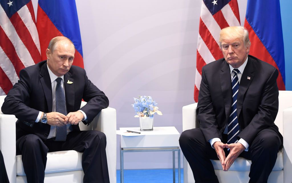 President Trump and Vladimir Putin