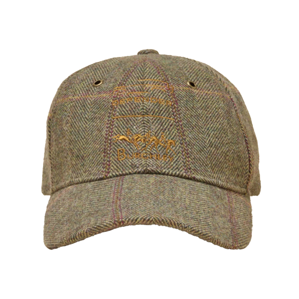 Joules Official Burghley Brown Embroidered Tweed Cap