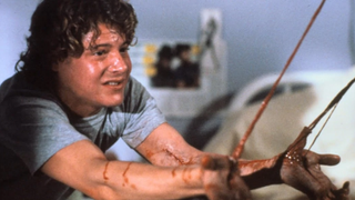Philip Anderson's body getting controlled in A Nightmare on Elm Street 3.