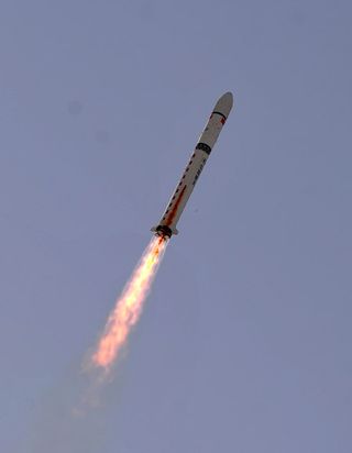 China launched a Long March 2D rocket on Sept. 4, 2014, from Jiuquan space center in northwest China.