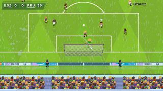 A screenshot showing Super Arcade Football on Android