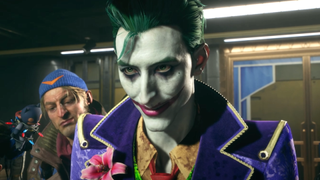 An image of the new Joker from Suicide Squad: Kill the Justice League, a younger, camper take on the classic character.