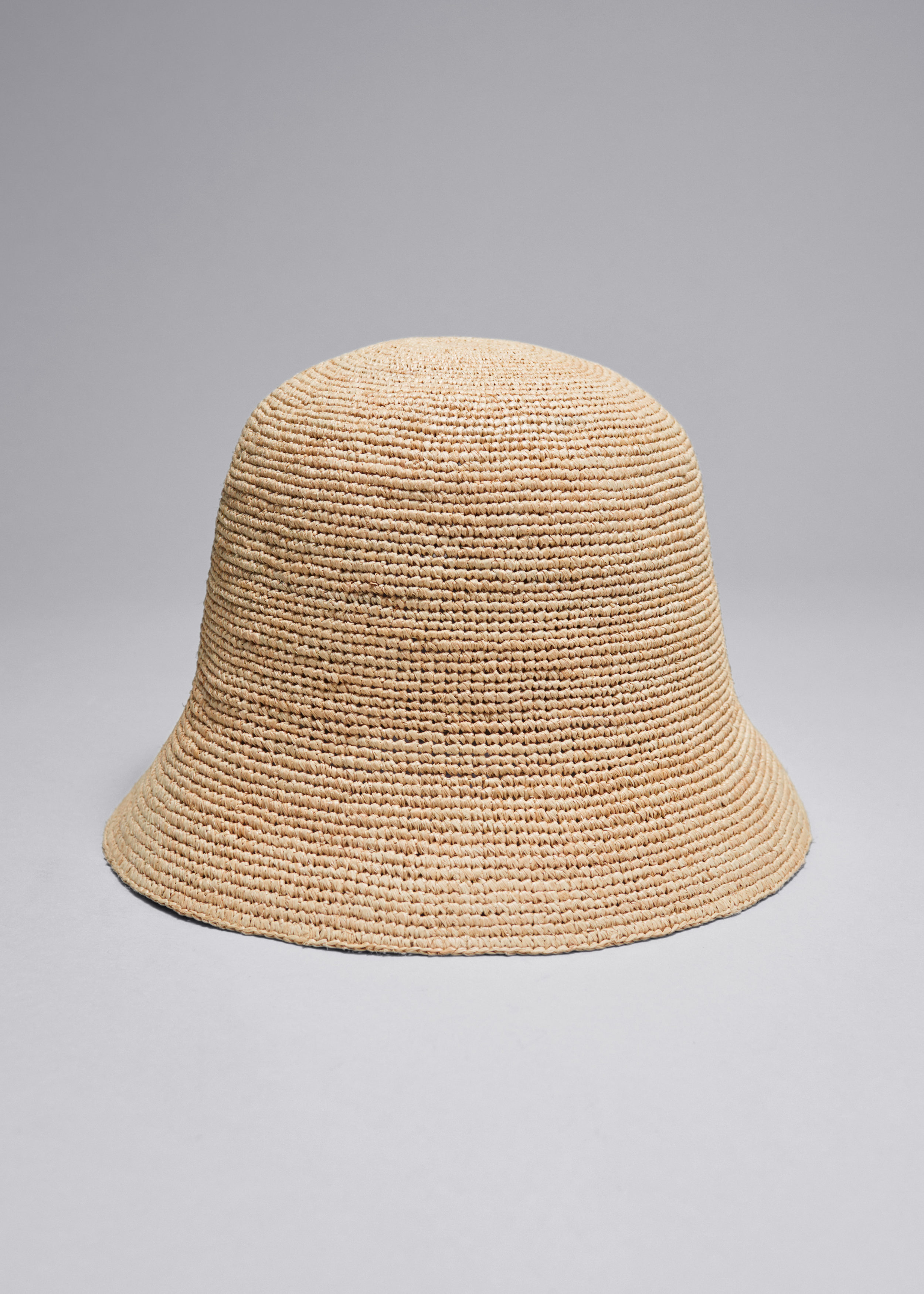 Woven Straw Bucket Hat