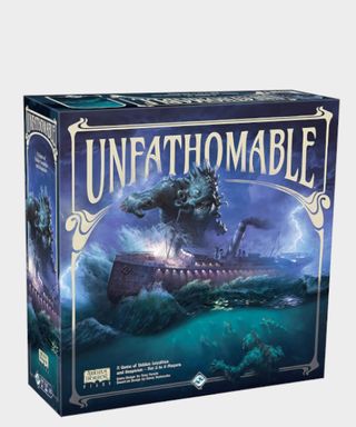 Unfathomable box on a plain background