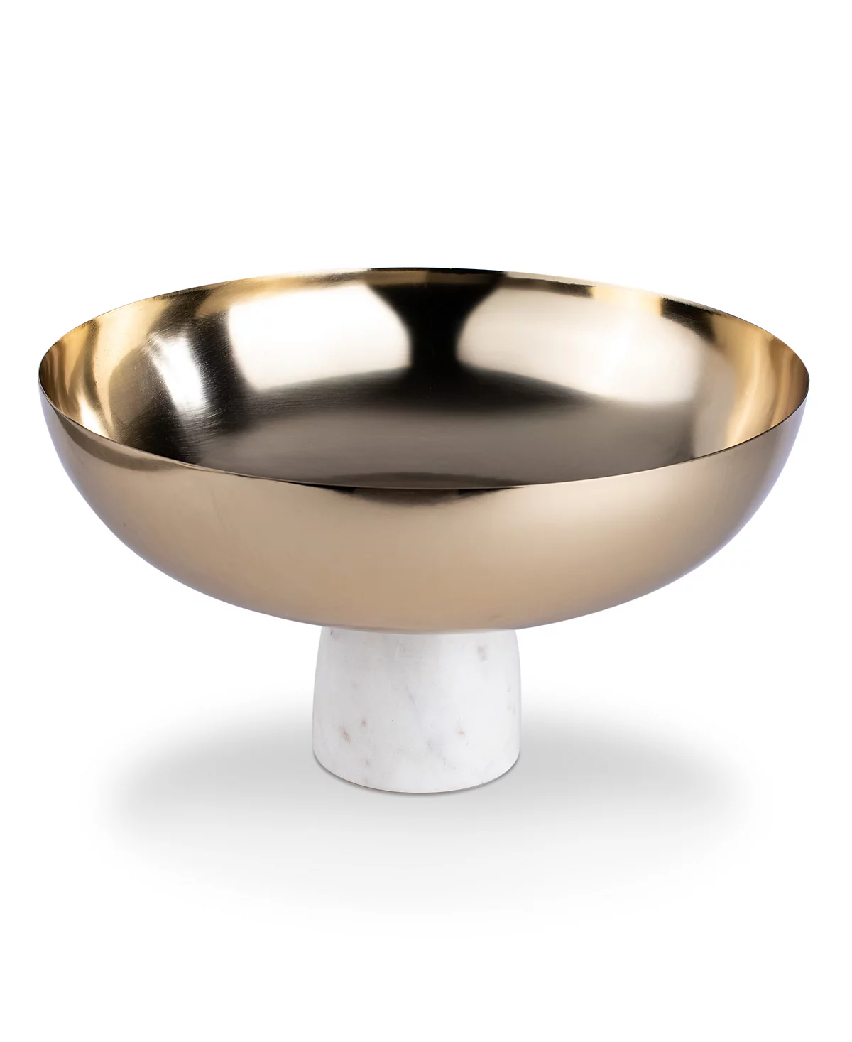 Uptown Pedestal Bowl on Marble Stand