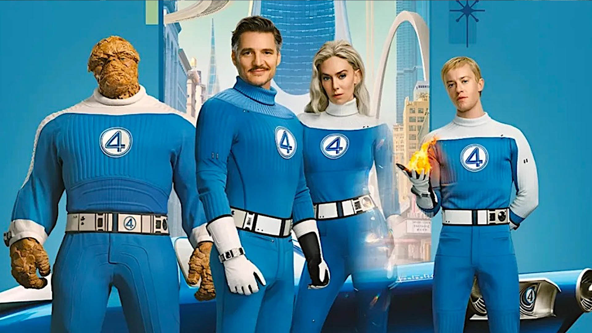 The cast of The Fantastic Four