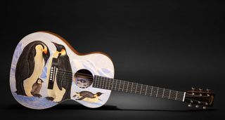 The Martin 00L Biosphere IV is created in tribute to the emperor penguin, and features a family of them on its graphic-finish top.