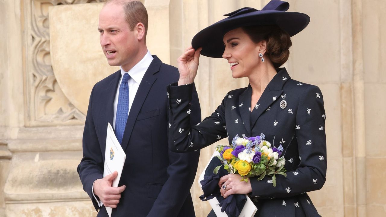 Kate Middleton wears Erdem Peplum Jacket to the Commonwealth Day Service