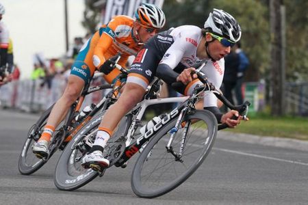 GPM Wilson Racing's Josh Taylor keeps his nose in front of Genesys' Pat Shaw