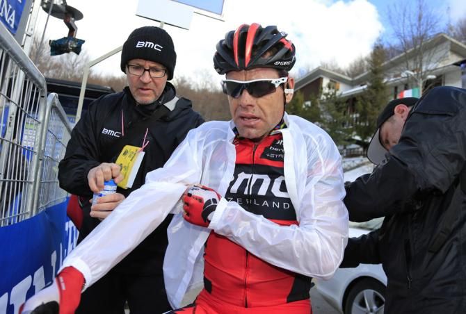 Cadel Evans (BMC) had a bad day at the office