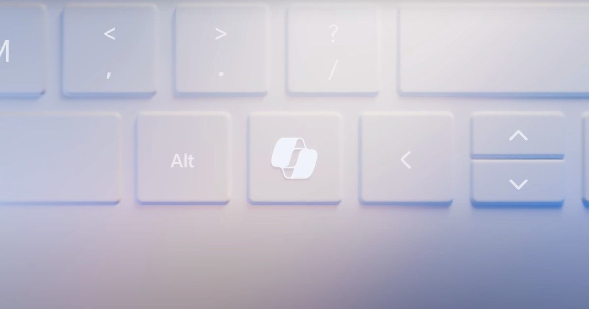 Microsoft Copilot keyboard key