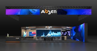 Absen's booth at InfoComm 2024. 