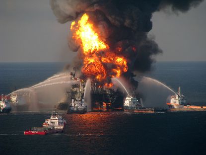 Deepwater Horizon explosion in 2010