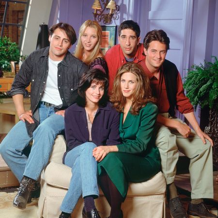 Courteney Cox Arquette as Monica Geller & Matt LeBlanc as Joey Tribbiani & Lisa Kudrow as Phoebe Buffay & David Schwimmer as Ross Geller & Matthew Perry as Chandler Bing & Jennifer Aniston as Rachel Green