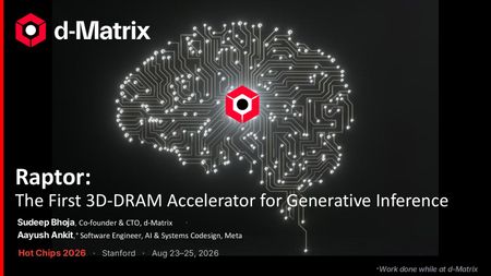 d-Matrix Presentation, Hot Chips 2026