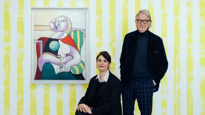 Cécile Debray, curator and president of the Musée National Picasso - Paris, and Sir Paul Smith, guest artistic director