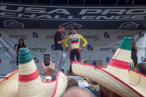 Tejay van Garderen back in yellow on stage 4 in Colorado
