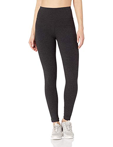 Bally Total Fitness Women&#039;s the Legacy Tummy Control Legging, Heather Charcoal, Large