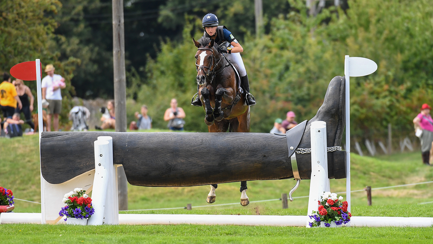 Kate Shapland and Uris Cavalier withdrew before the Burghley Horse Trials final trot-up