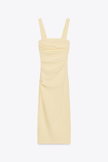 Pleated Midi Dress