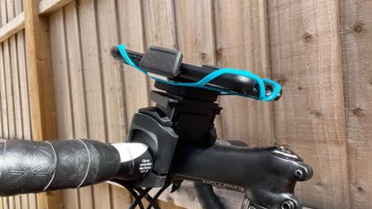 Thule Smartphone Bike Mount attached to a bike