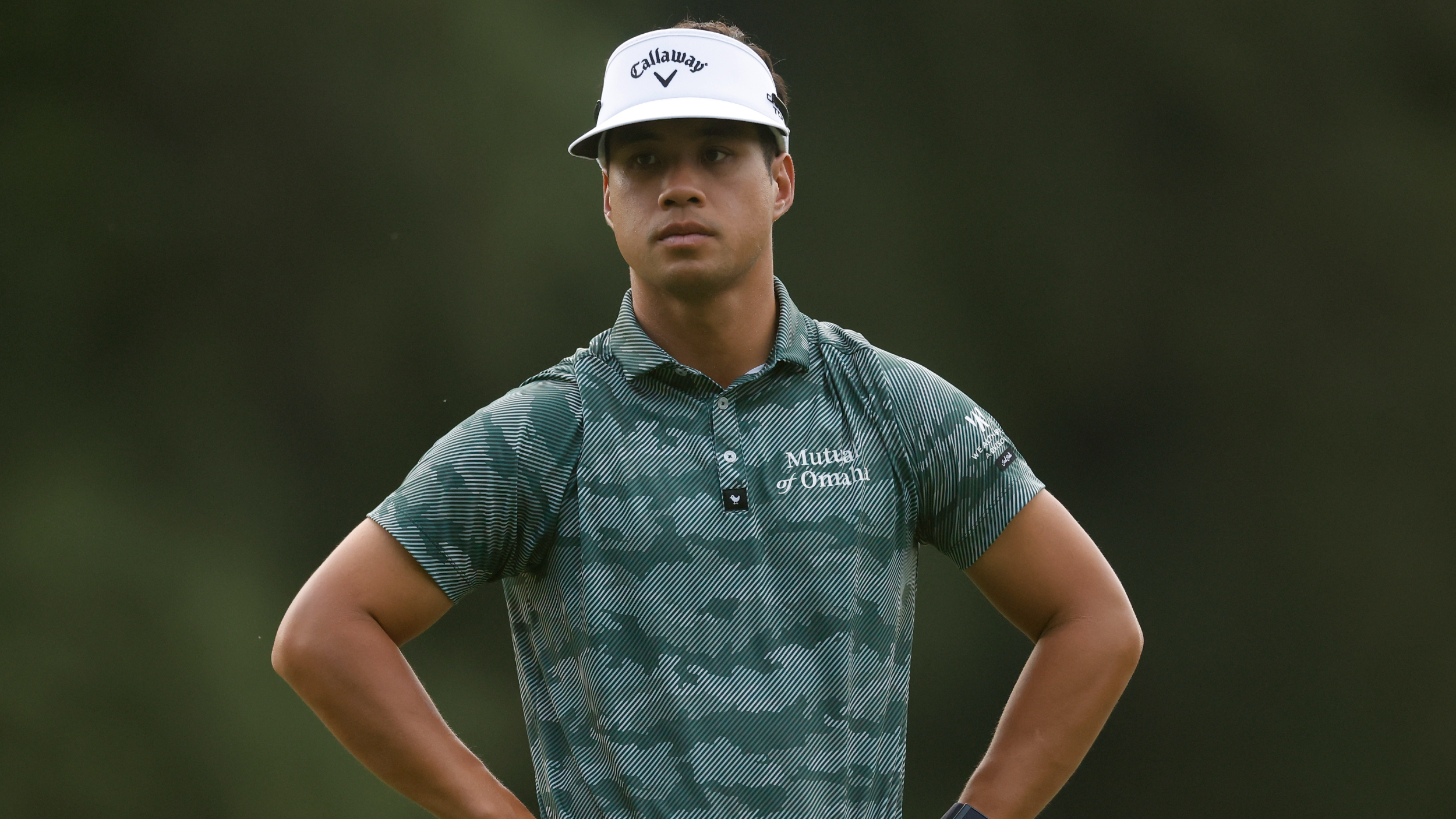 Isaiah Salinda at the Wyndham Championship
