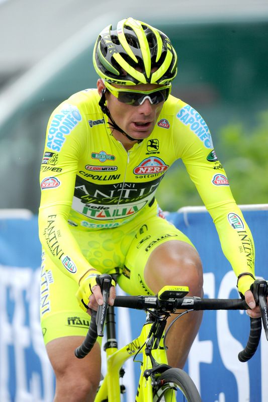 Danilo Di Luca was tenth in the Polsa time trial