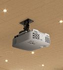 Easy-adjust projector mounts