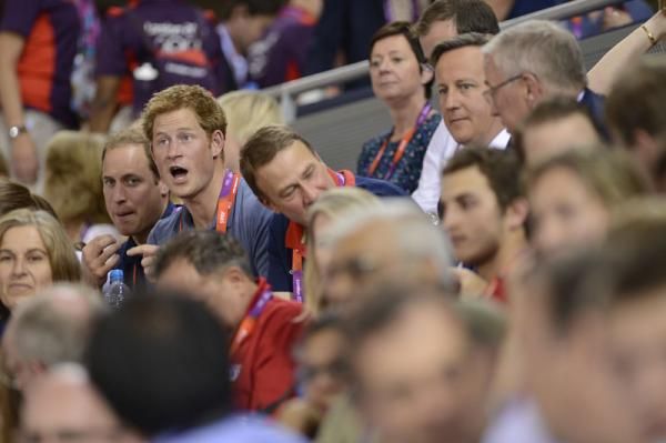 Prince Harry is a track cycling fan