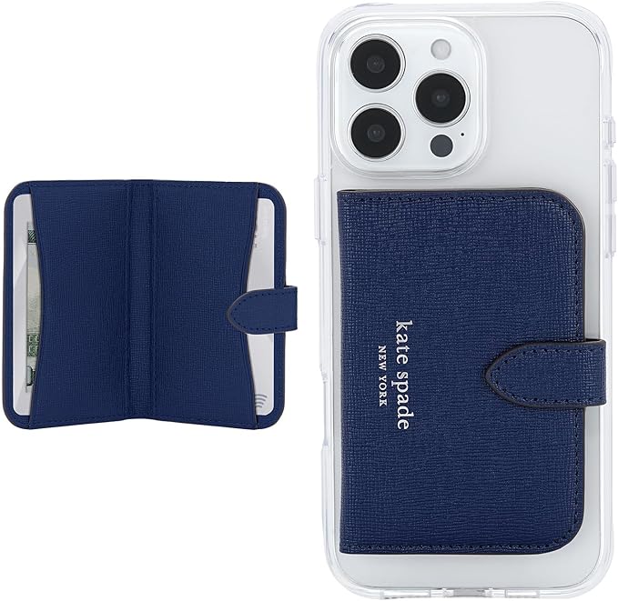 kate spade new york, Kate Spade New York Morgan Magsafe Wallet/card Holder for Phone, Navy