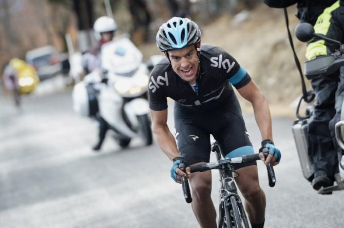 The moment when Richie Porte realised he'd done enough to take the stage, lead and possibly Paris-Nice overall