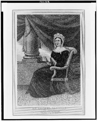 Rachel Jackson died right before her husband, President Andrew Jackson, was inaugurated in 1828.