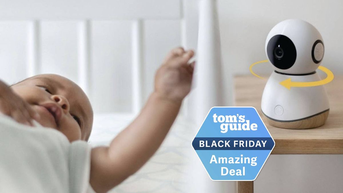  Safety 1ˢᵗ 360° Smart Baby Monitor press image with TG Black Friday badge 