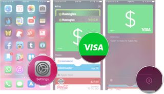 Open Wallet, tap Square card, tap i