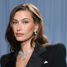 Hailey Bieber at the Met Gala 2025