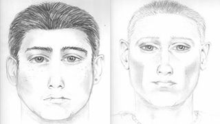 police sketch of two suspects