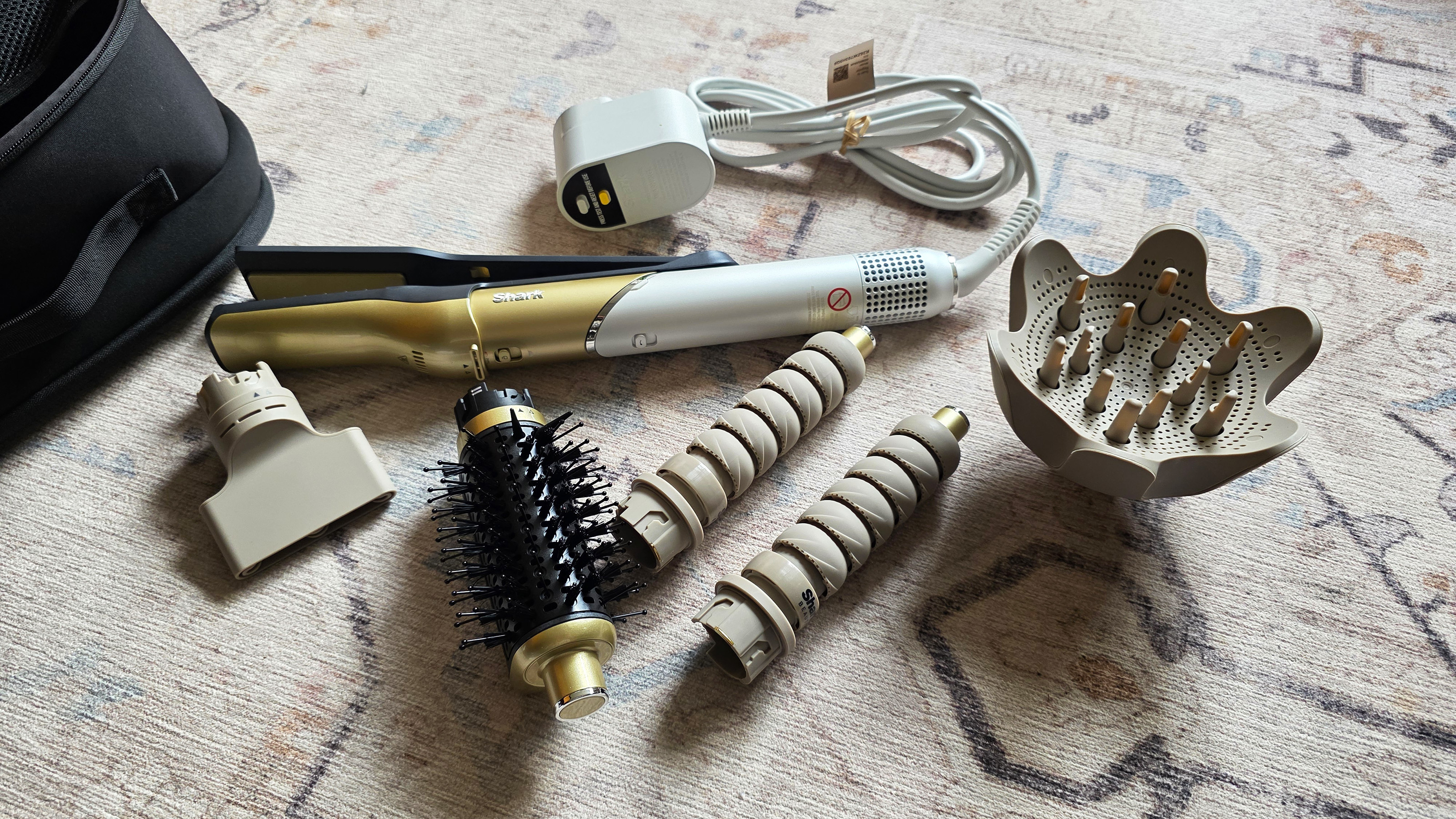 Shark Glam and attachments on carpet