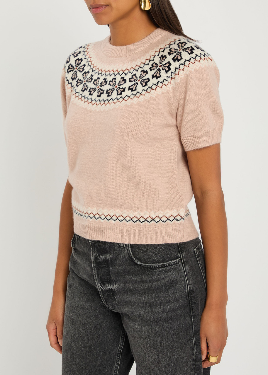 Fair Isle Cashmere Top