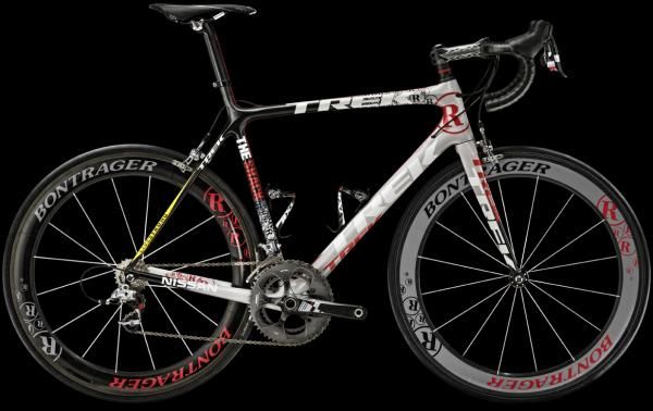 Lance Armstrong and Team Radio Shack will ride these striking Trek Madone 6-Series bikes for the upcoming season.