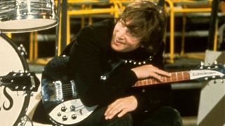 John Lennon with Rickenbacker 325, 1965