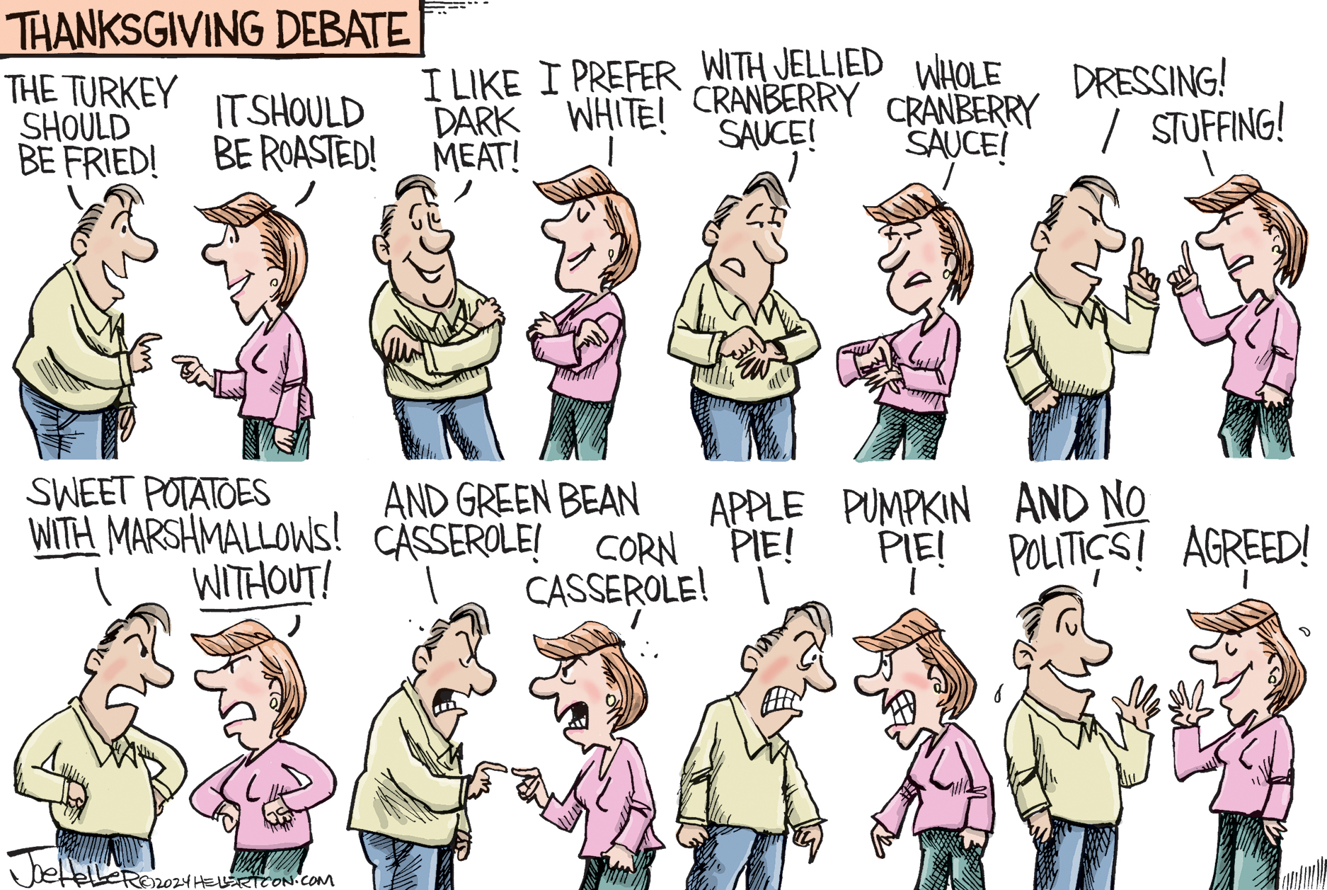 Political cartoon