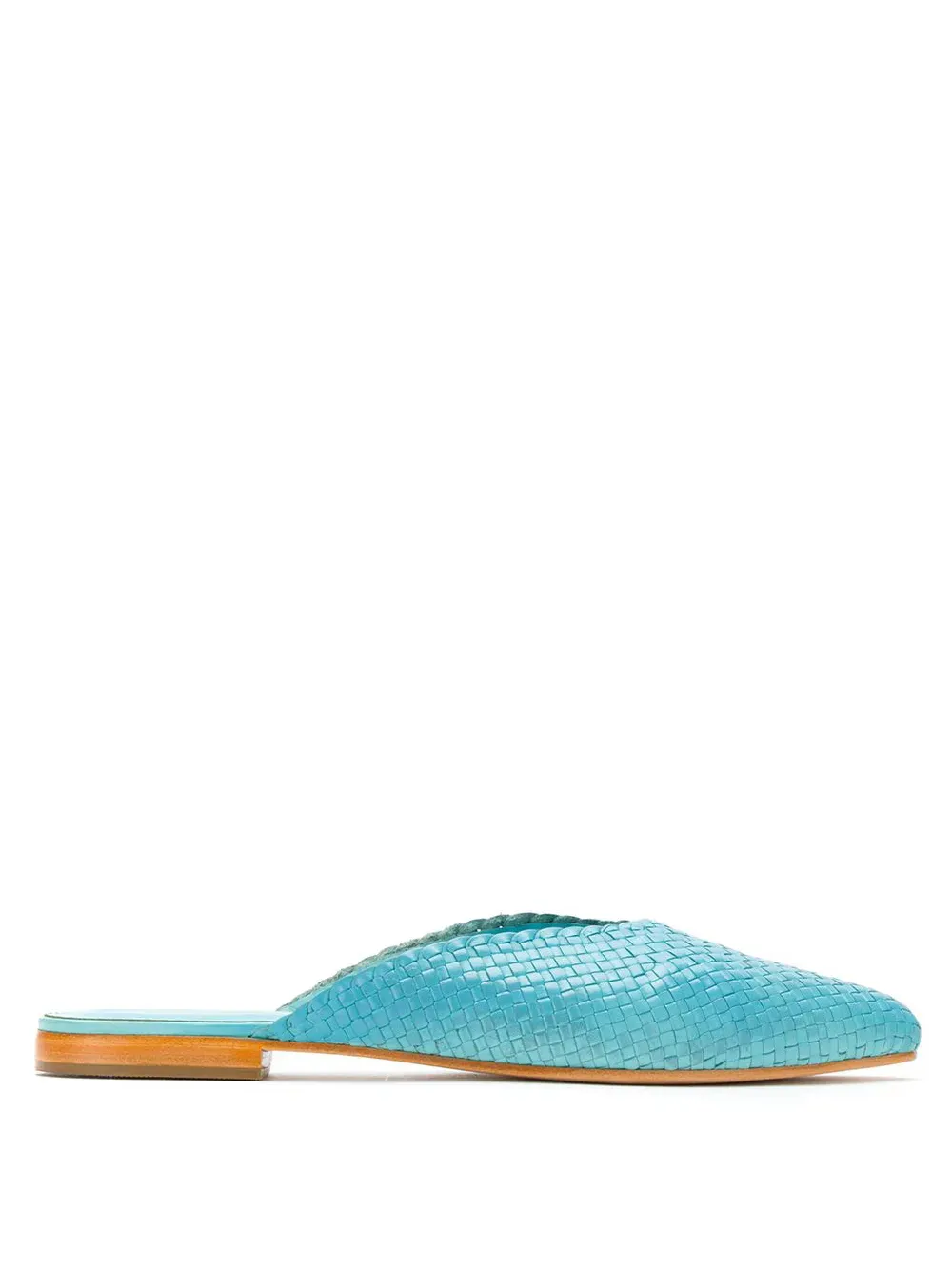 Sarah Chofakian Braided Leather Mules | 34