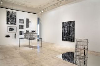 Exhibition view: Monica Bonvicini, 'STAGECAGE', Galerie Krinzinger, Vienna (Until 30 October)