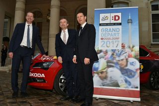 Christian Prudhomme at the launch of the 2017 Tour de France Grand Depart
