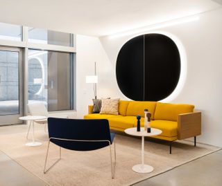 Lounge furniture by Arper at its new LA showroom