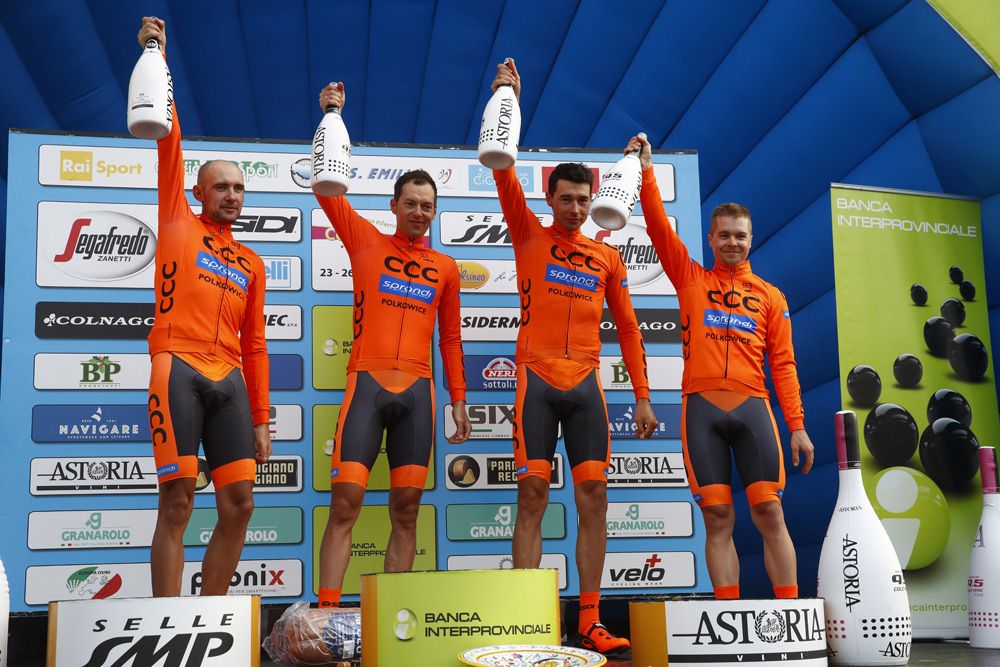 CCC Sprandl on the podium
