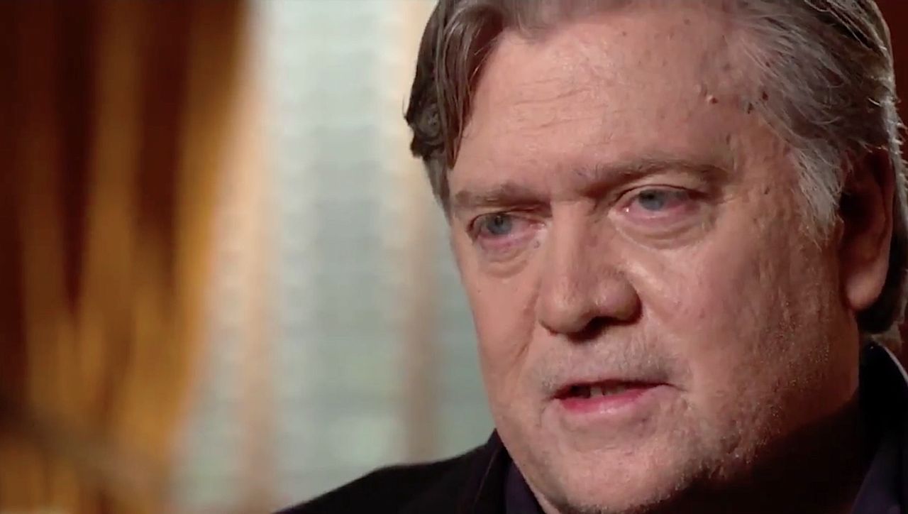 Stephen Bannon talks to Charlie Rose