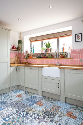 Colour and pattern are a feature of Nicola and Jonathan Ash’s former school house in Nunthorpe, Middlesborough