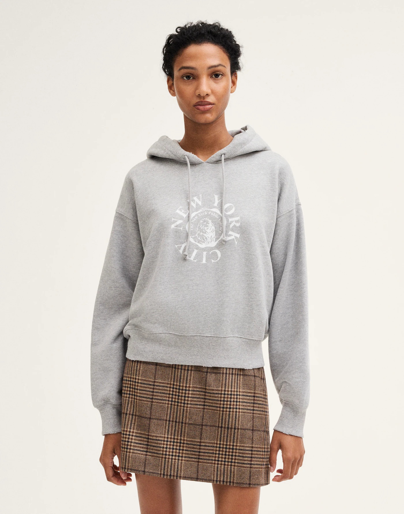 Madewell X Nypl Mccarren Shrunken Hoodie